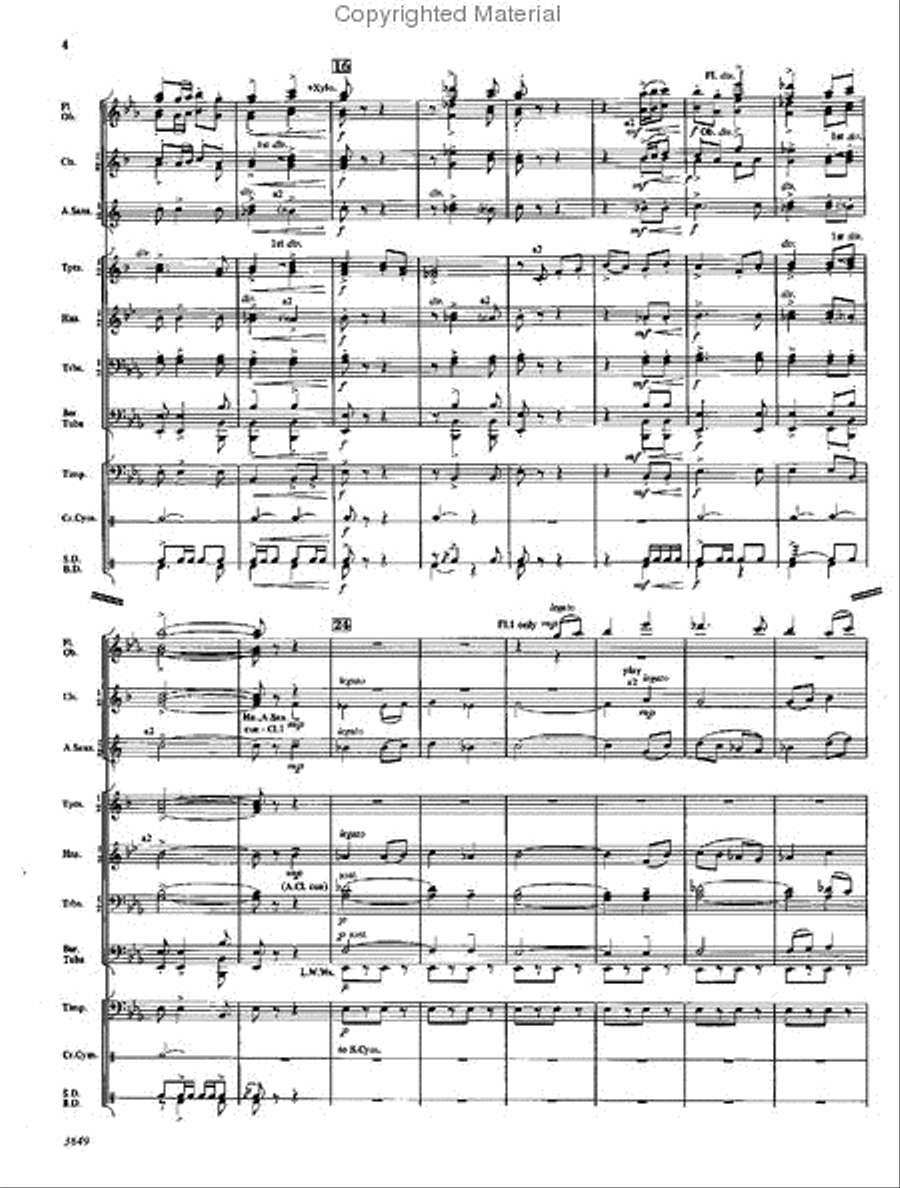 Triumphant Spirit by James Swearingen Concert Band - Sheet Music page 3