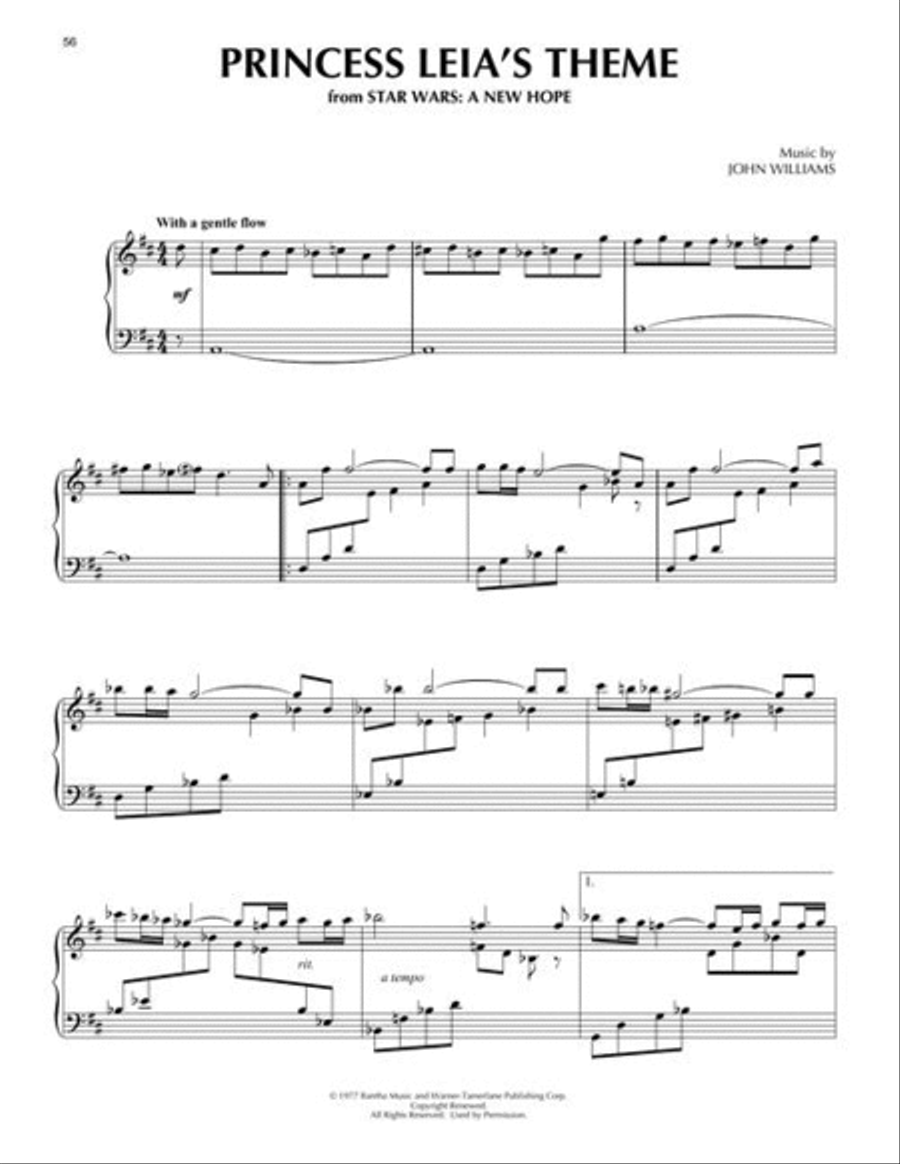 Star Wars: The Piano Anthology Piano Solo scores gallery preview page 9