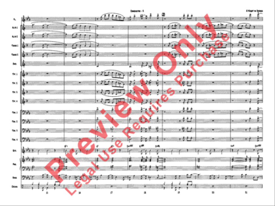 A Night in Havana Jazz Ensemble scores gallery preview page 6