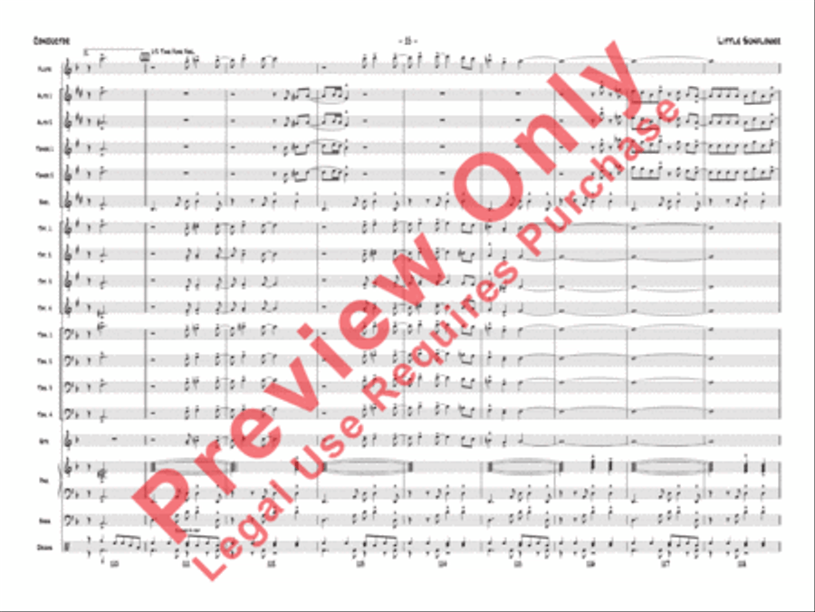 Little Sunflower Little Sunflower Jazz Ensemble scores gallery preview page 18