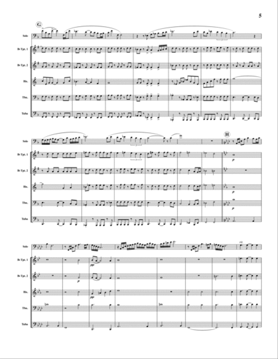 Tornado Brass Quintet scores gallery preview page 5