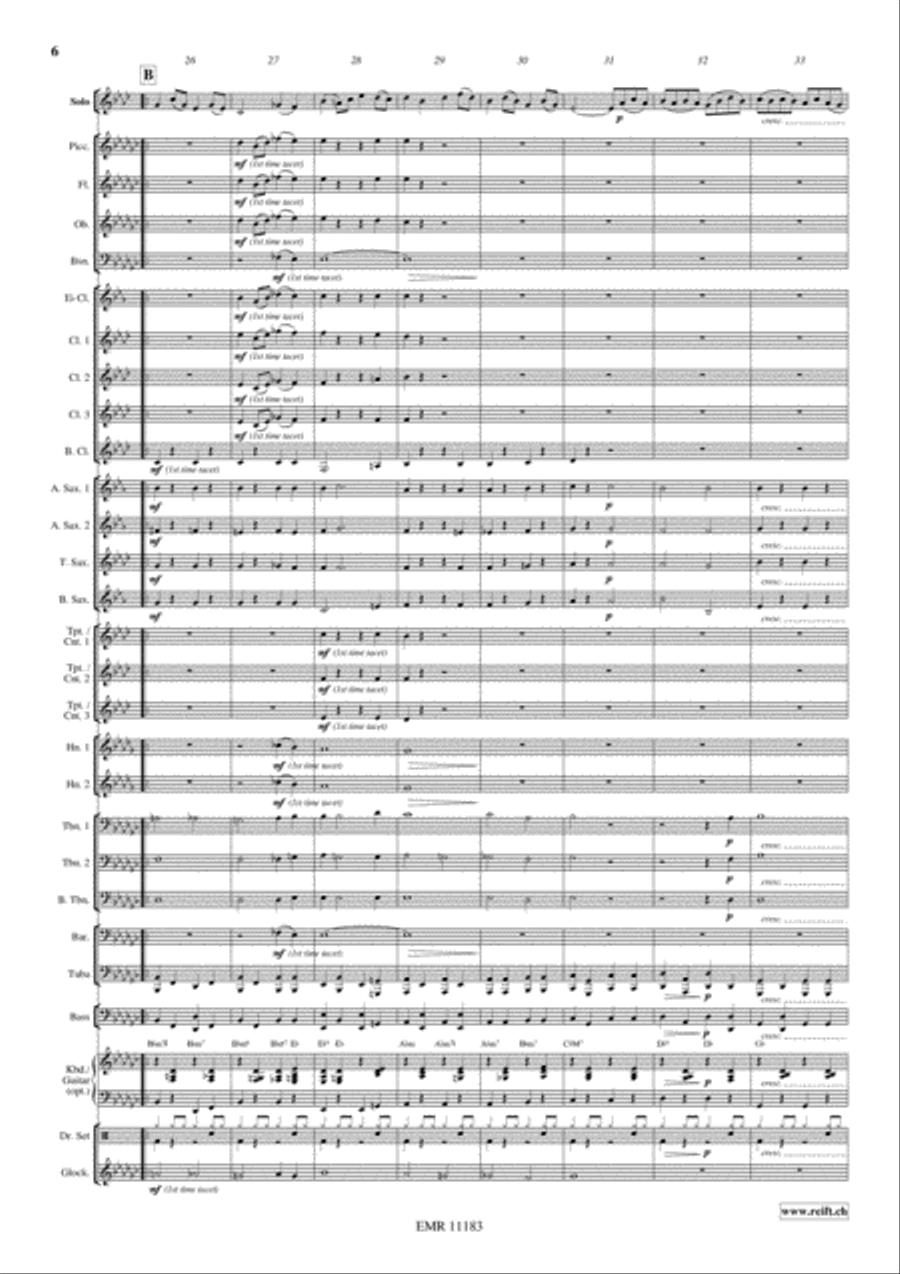 Badinerie Concert Band scores gallery preview page 7