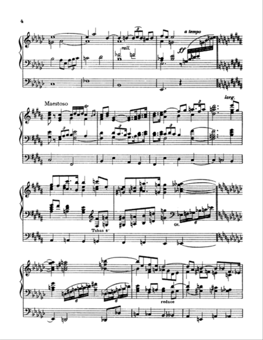 Introduction, Passacaglia and Fugue Organ Solo scores gallery preview page 4