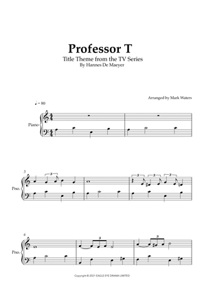 Book cover for Professor T Uk (titles)