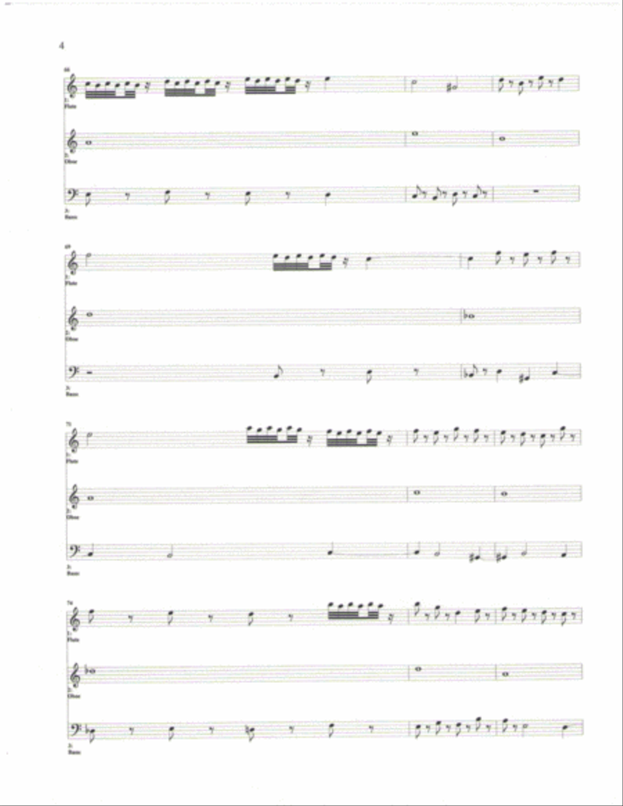 Pisistratidae Woodwind Trio scores gallery preview page 4
