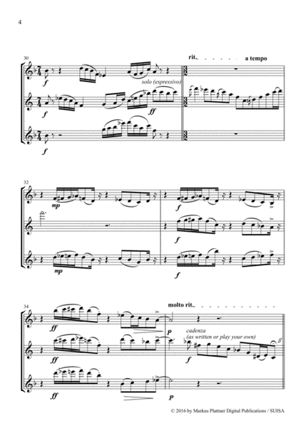 ‘Kum Ba Ya’ for Saxophone Trio (soprano, alto, tenor) image number null