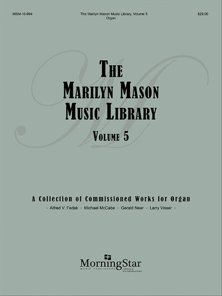 Marilyn Mason Music Library, Volume 5 Organ scores gallery preview page 1