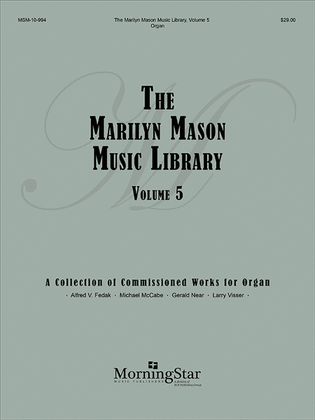Book cover for Marilyn Mason Music Library, Volume 5