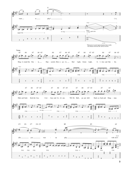 Extreme Play With Me Guitar Tab in C Major - Download & Print