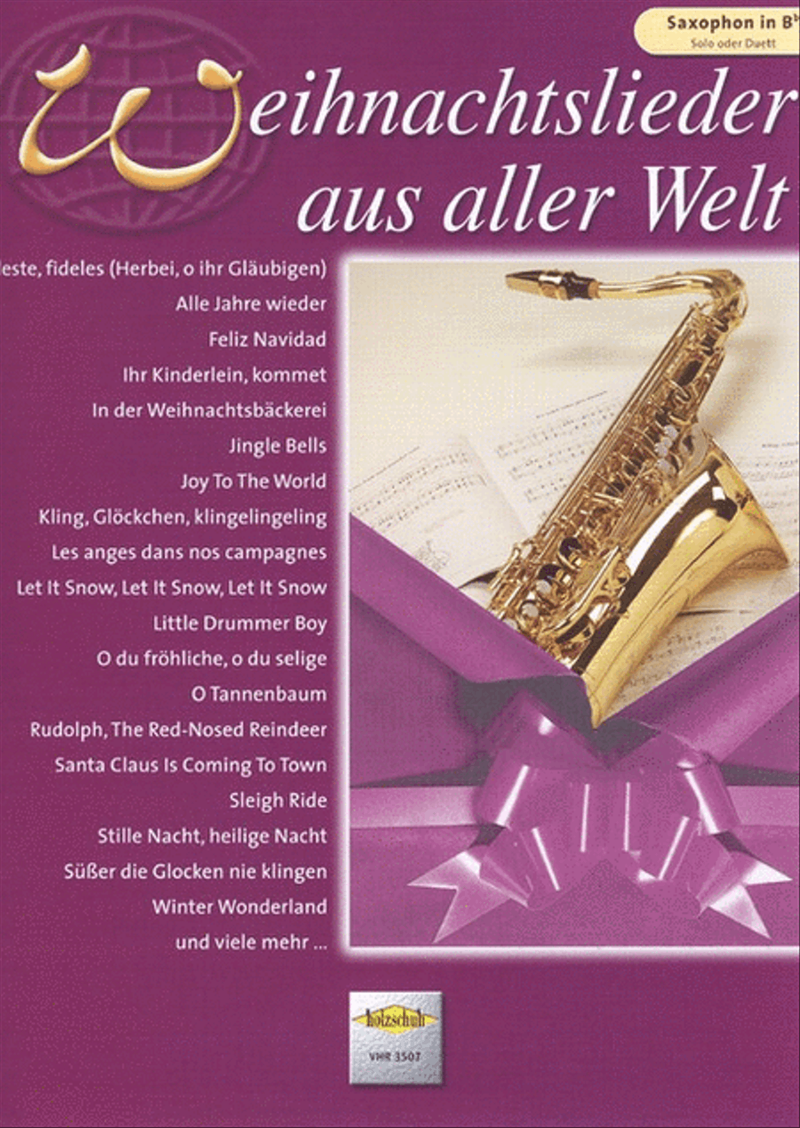 Weihnachtslieder aus aller Welt Saxophone scores gallery preview page 1