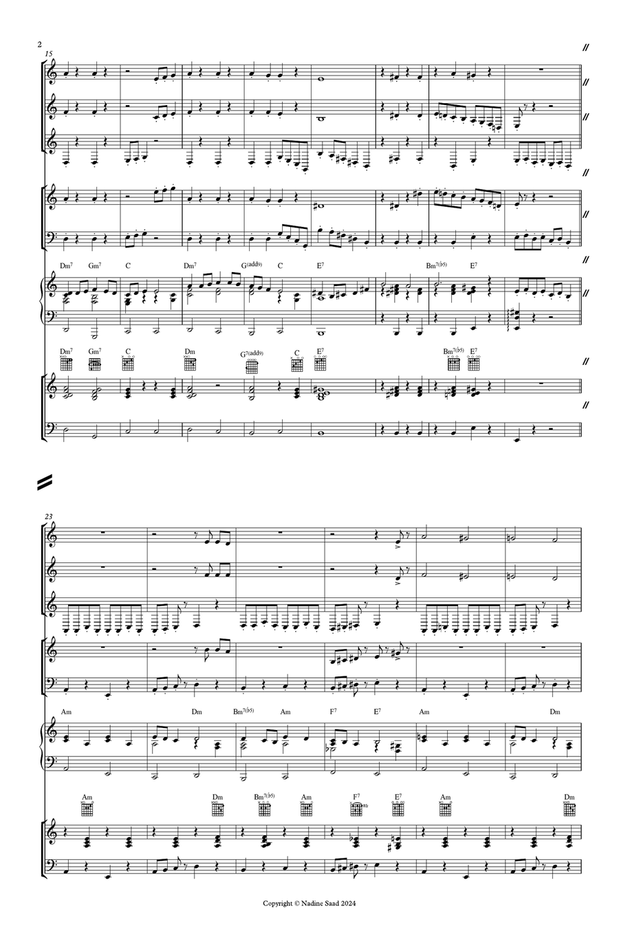 Oompa-Loompa-Doompadee-Doo Concert Band scores gallery preview page 2