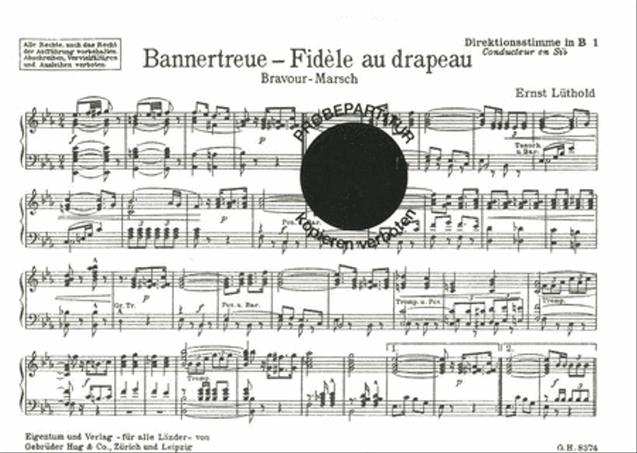 Bannertreue Set of Parts scores gallery preview page 1