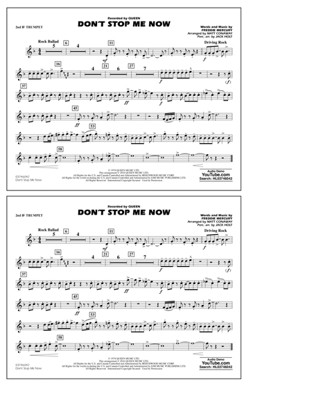 Don't Stop Me Now - 2nd Bb Trumpet