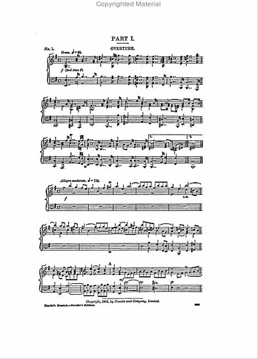 Messiah 4-Part scores gallery preview page 2