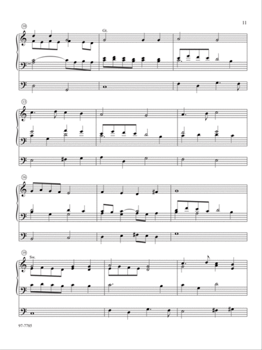 Reformation Mosaics Organ scores gallery preview page 6