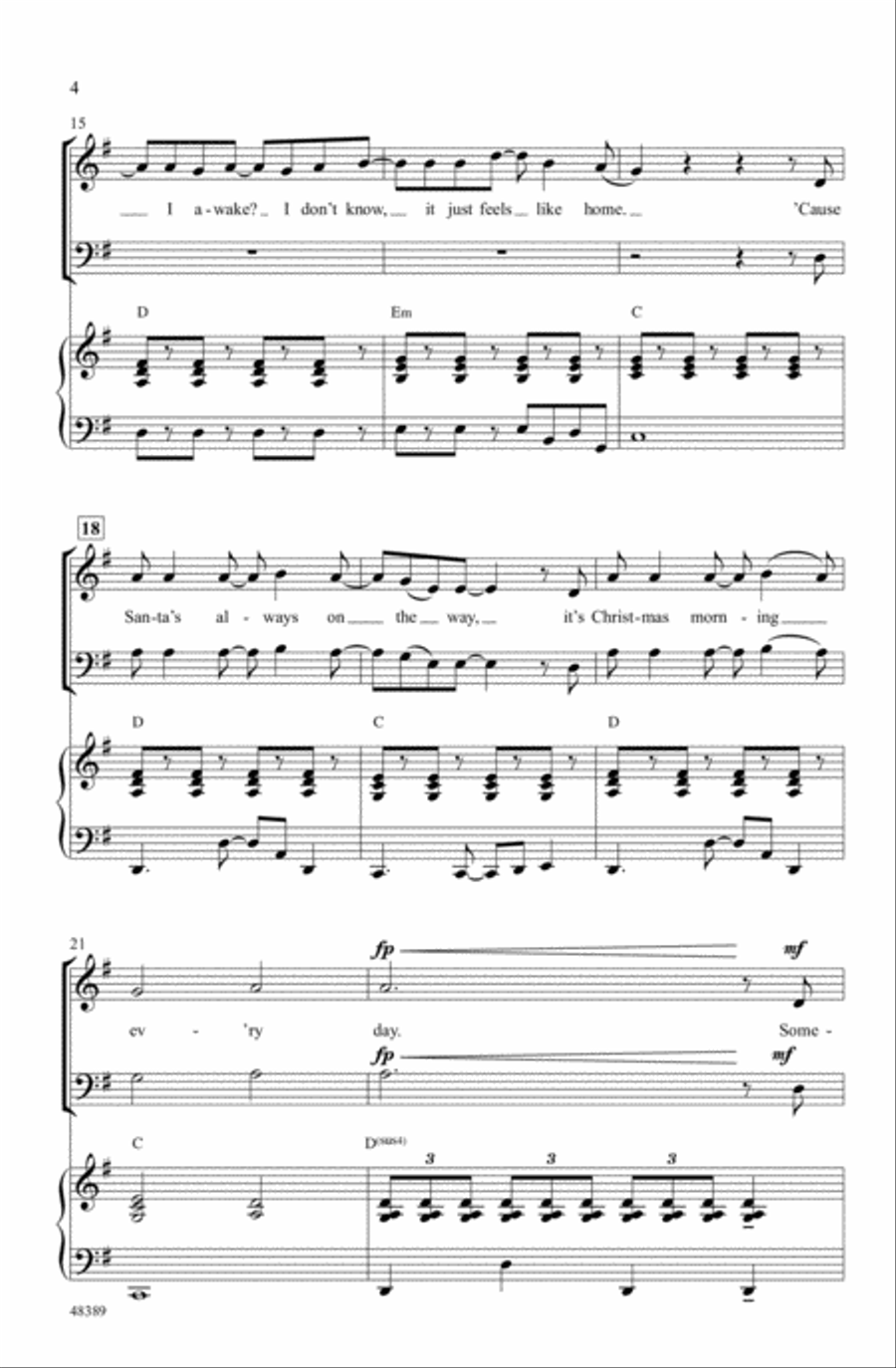 Snow Globe Snow Globe Choir scores gallery preview page 3