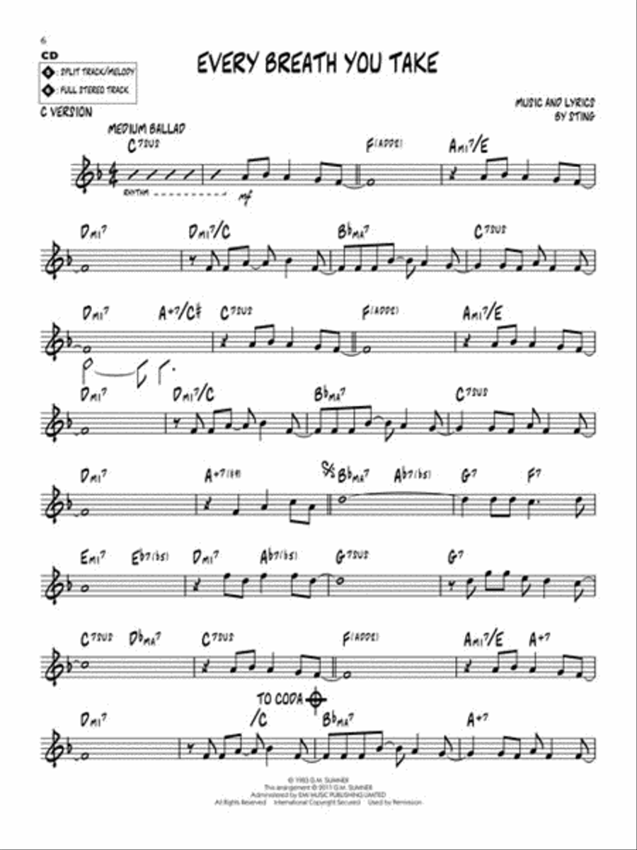 Jazz Covers Rock C Instrument scores gallery preview page 4
