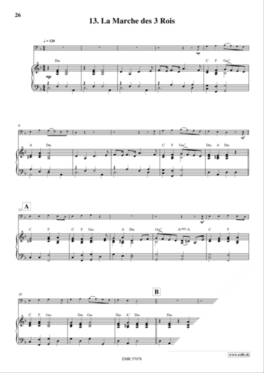 18 Christmas Songs Organ scores gallery preview page 16