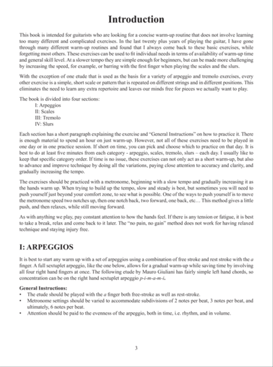 Complete Warm-Up for Classical Guitar Lute scores gallery preview page 4