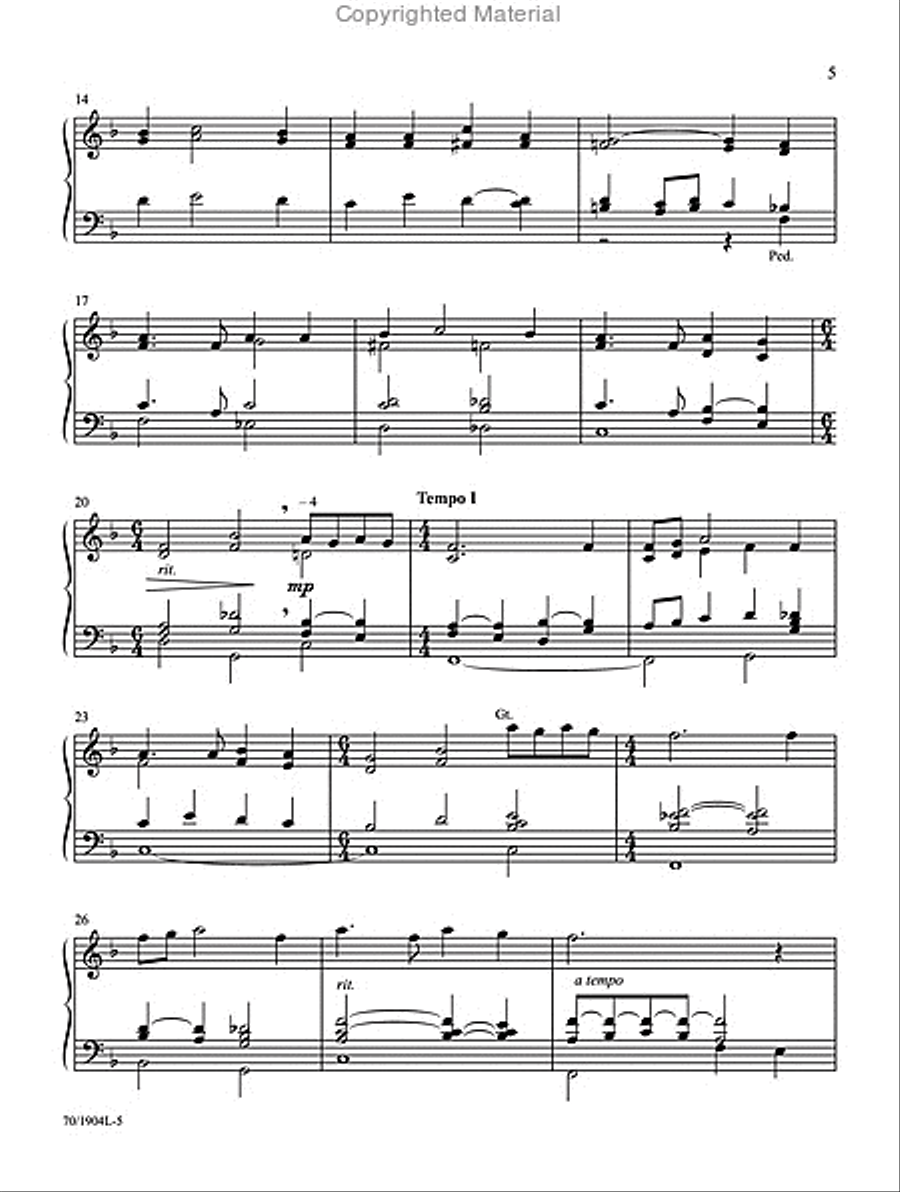 And Through Eternity I’ll Sing On Organ Solo scores gallery preview page 3
