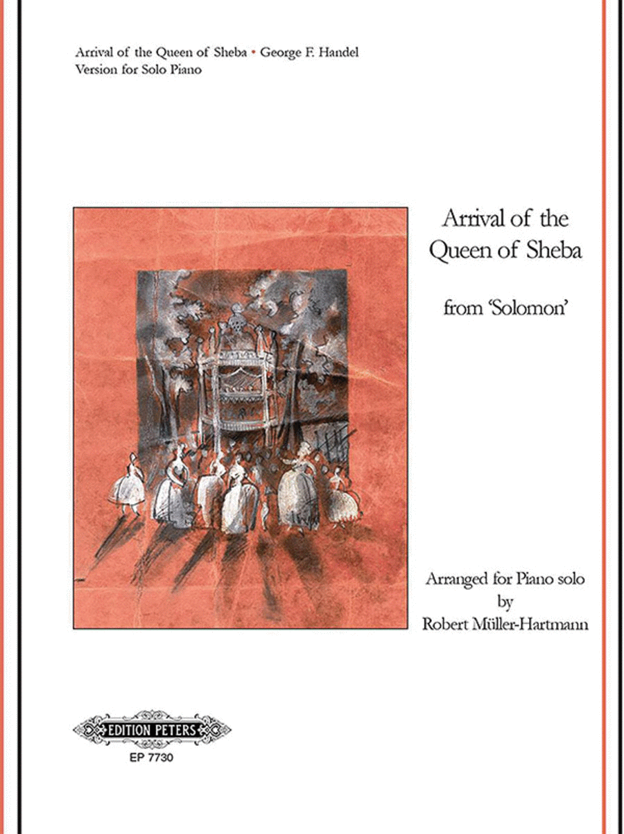 Arrival of the Queen of Sheba Piano Solo scores gallery preview page 1