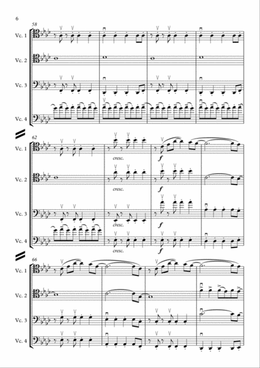 Viva La Vida Chamber Orchestra scores gallery preview page 6