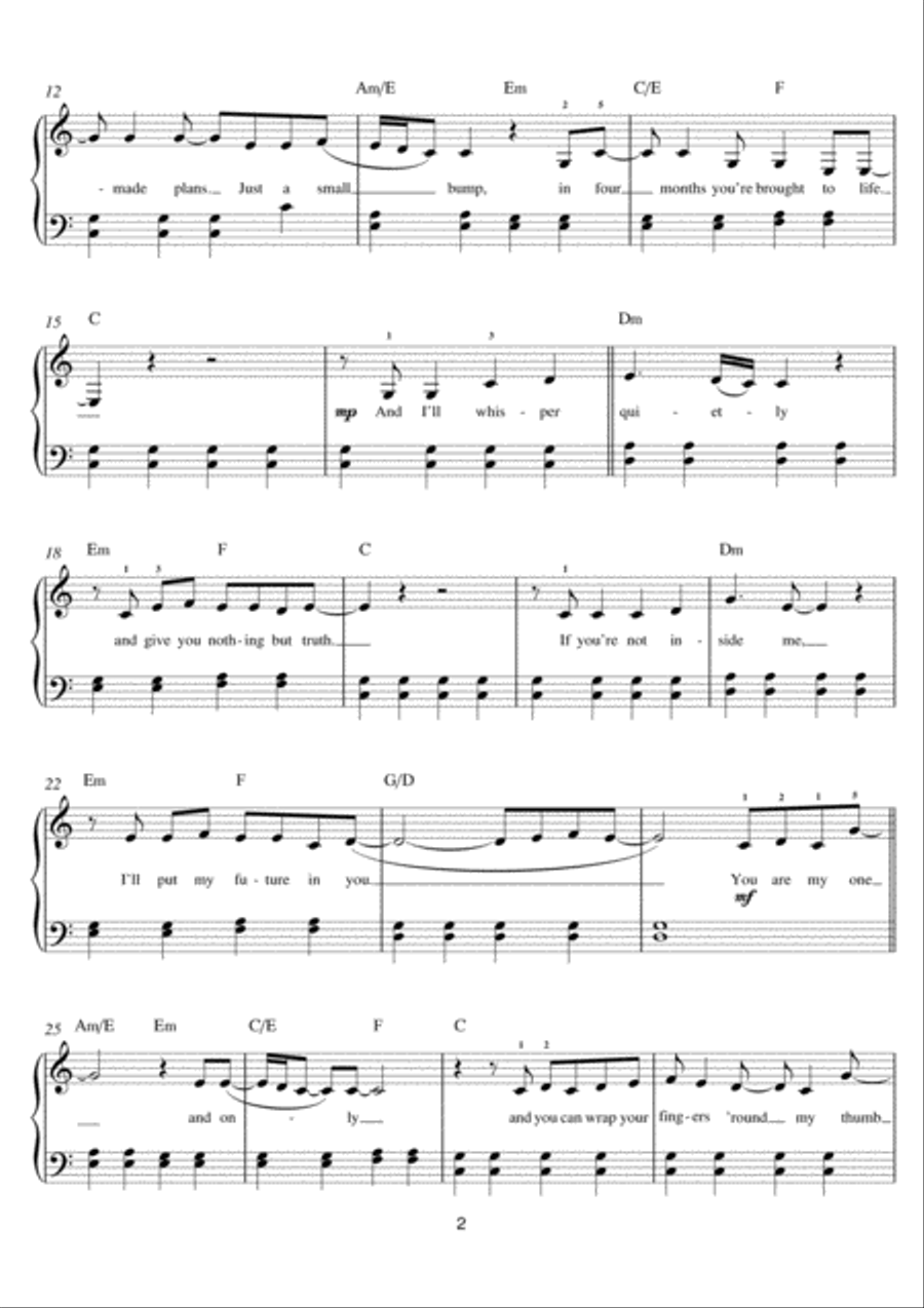Small Bump Small Bump Piano scores gallery preview page 2