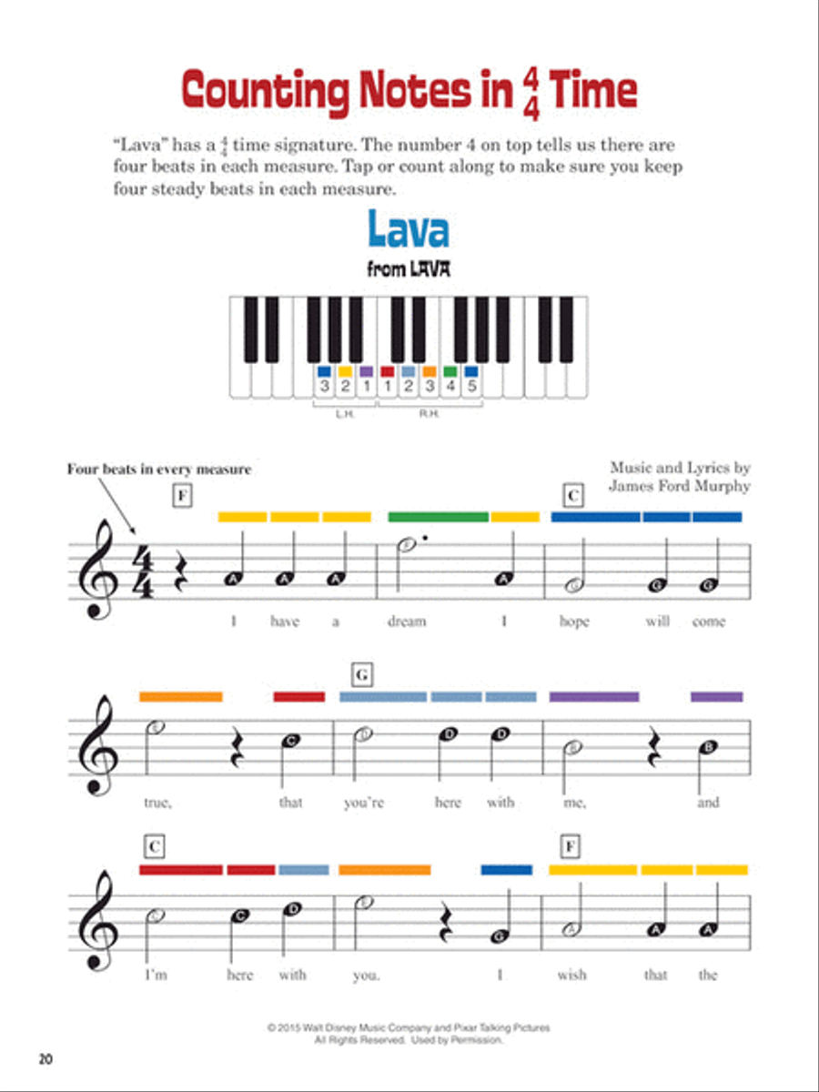 Disney Music Activity Book – 2nd Edition C Instrument scores gallery preview page 3
