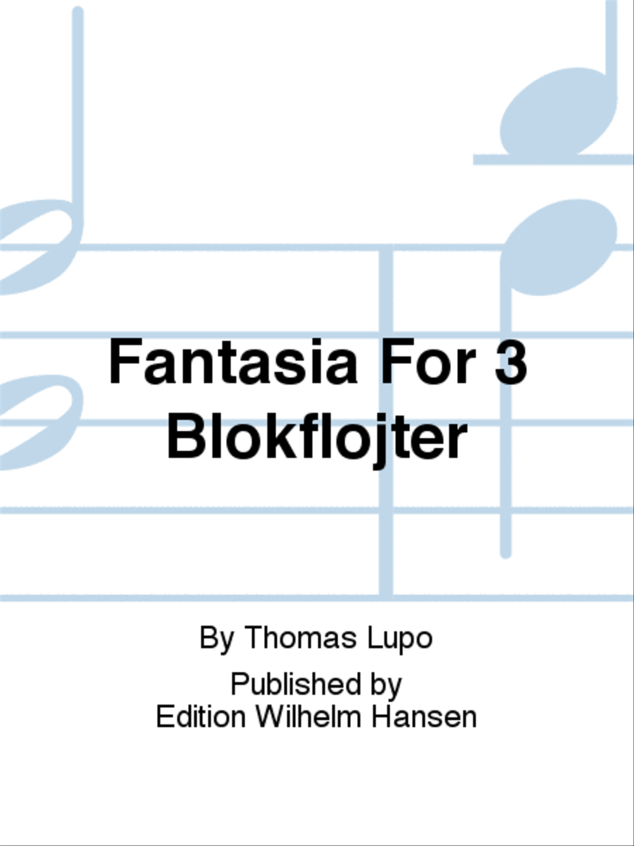 Fantasia For 3 Blokfløjter Recorder scores gallery preview page 1