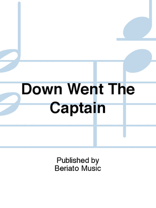 Book cover for Down Went The Captain