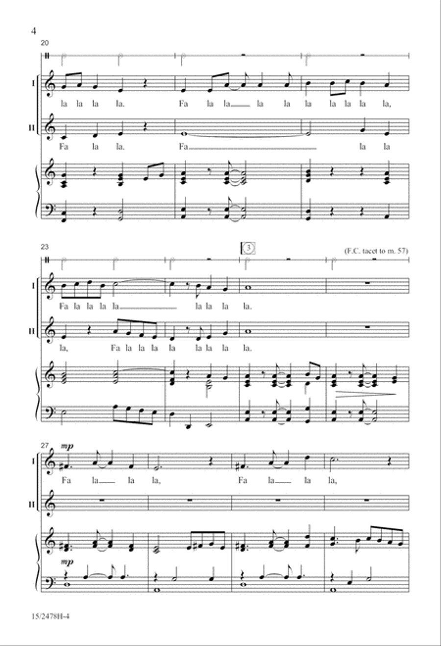 A Festive Fa La La 2-Part scores gallery preview page 5