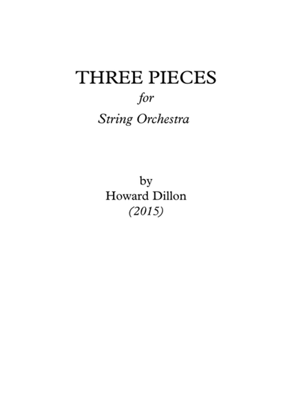 Three Pieces for String Orchestra image number null