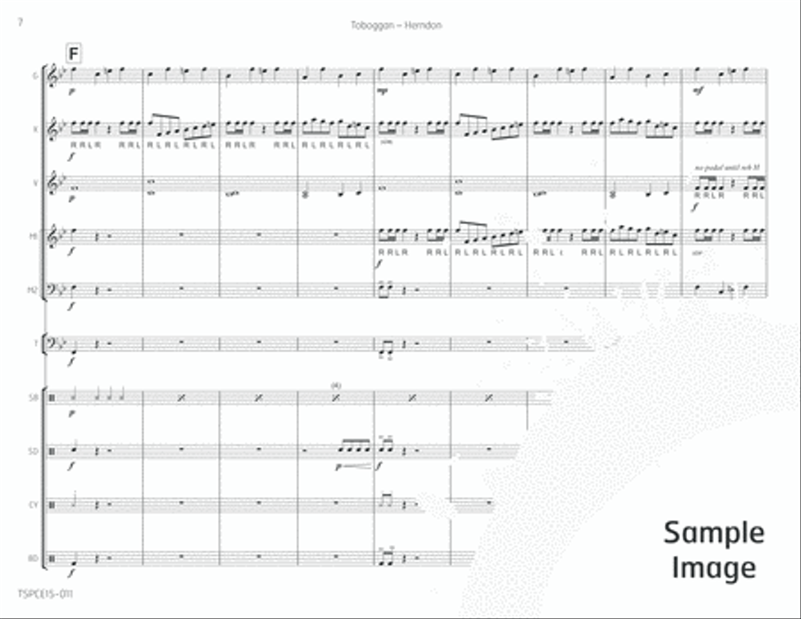 Toboggan Percussion Ensemble scores gallery preview page 11