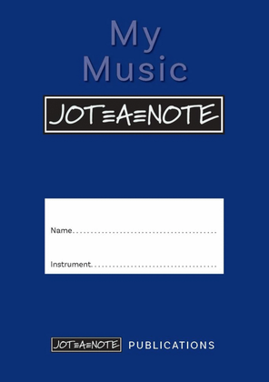 Book cover for Jot-A-Note (Blue)