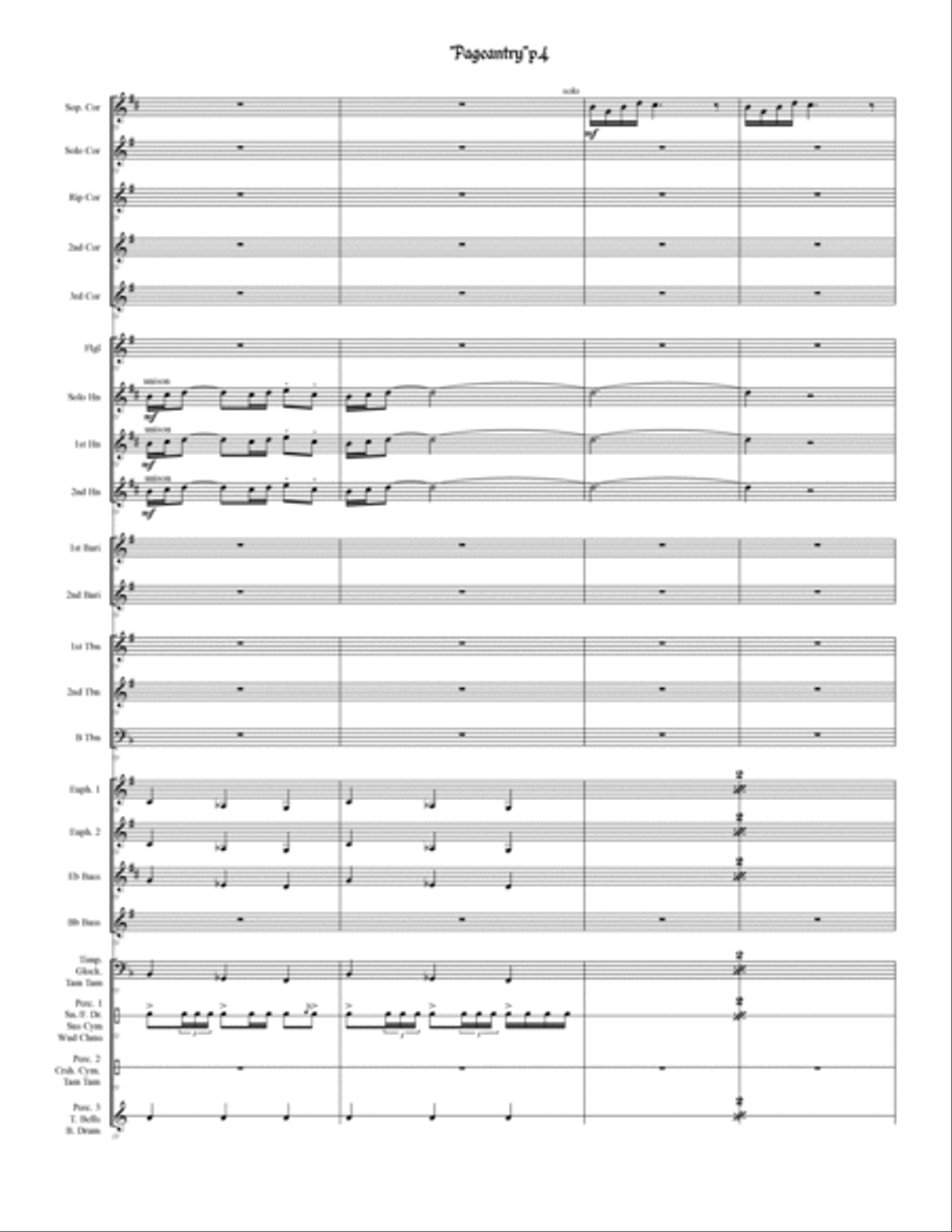 Pageantry Brass Ensemble scores gallery preview page 4