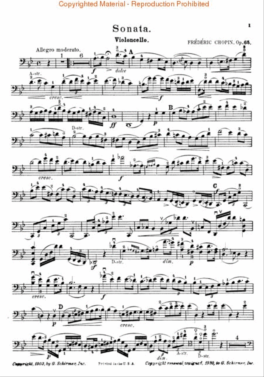 Sonata in G Minor, Op. 65 Piano Accompaniment scores gallery preview page 2