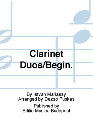 Clarinet Duos/Begin.