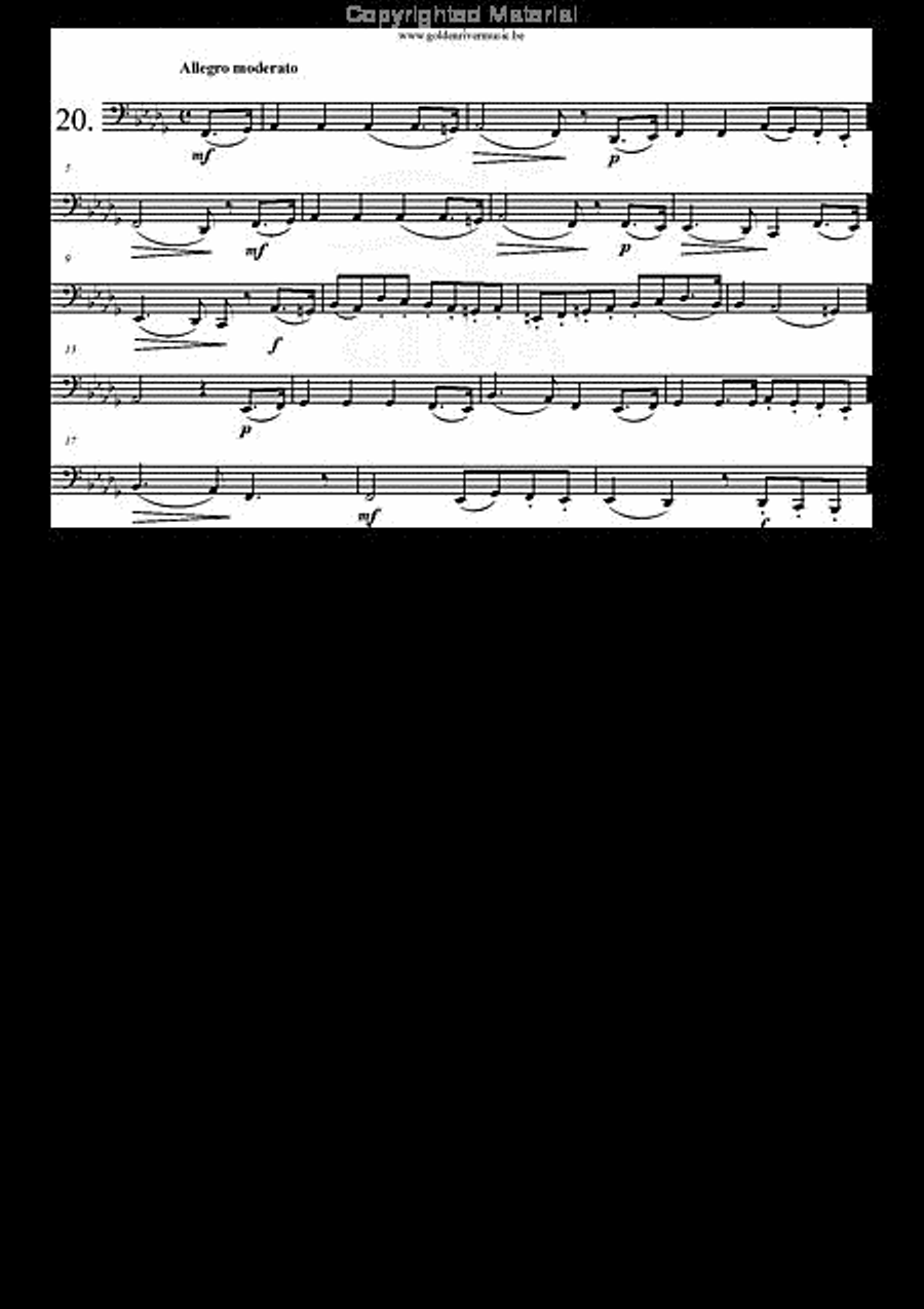 22 Etudes Melodiques Tuba scores gallery preview page 21