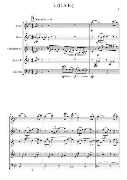 Elgar: Theme and Eight Variations (including Nimrod) from Enigma Variations Op.36 - wind quintet