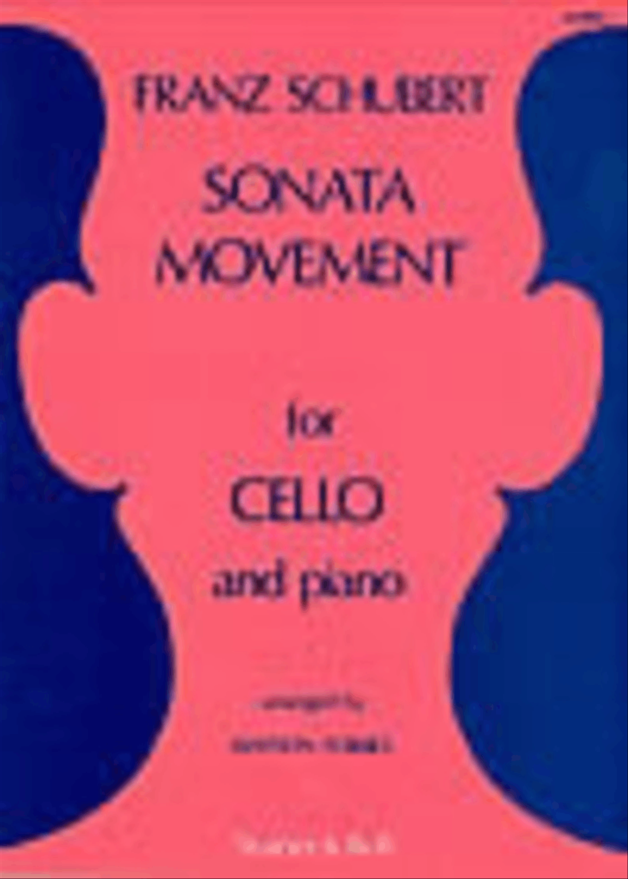 Sonata Movement arranged for Cello and Piano by Watson Forbes from the String Trio in B flat (D.471) Piano Accompaniment scores gallery preview page 1