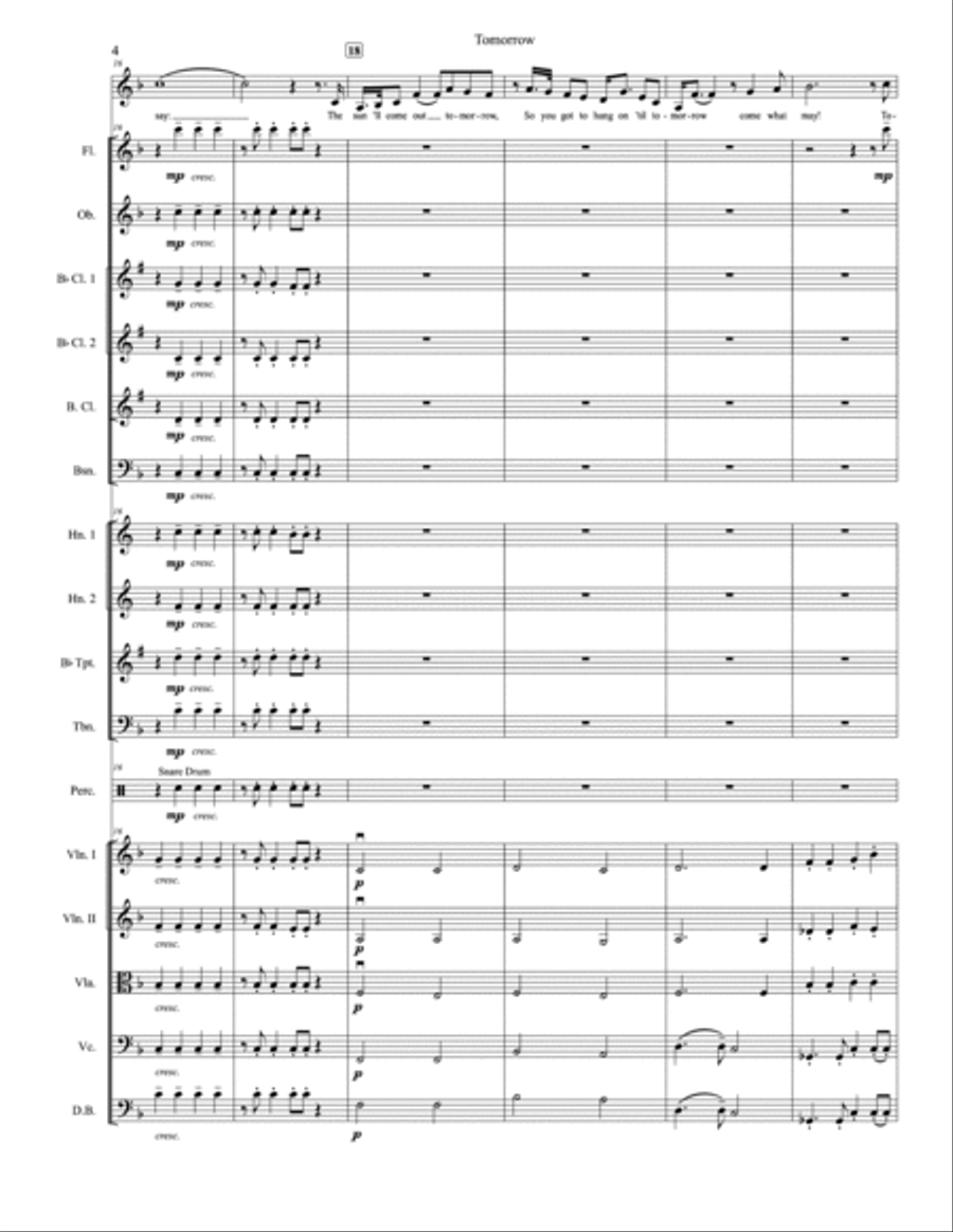 Tomorrow Large Ensemble scores gallery preview page 5