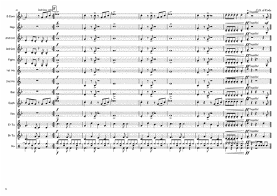 Tequila Brass Ensemble scores gallery preview page 6