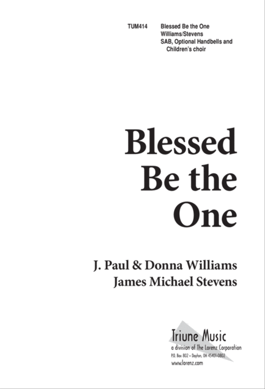 Blessed Be the One Blessed Be the One 3-Part scores gallery preview page 2