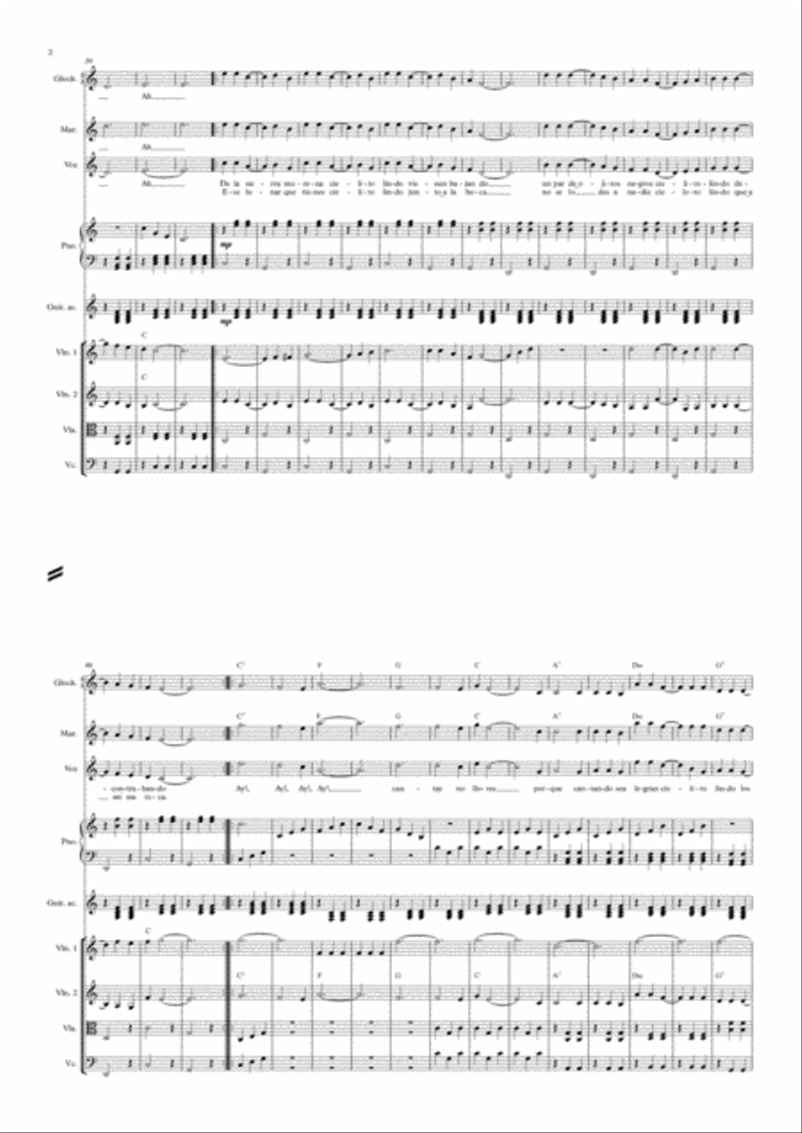 Cielito Lindo Large Ensemble scores gallery preview page 2