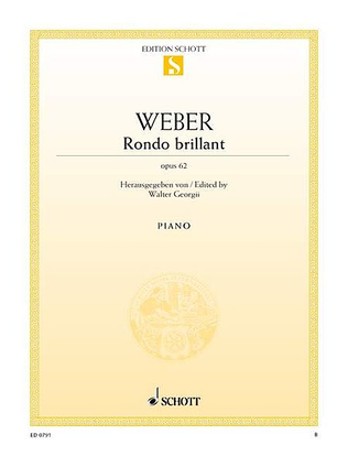 Book cover for Rondo Brilliante in E-flat Major, Op. 62