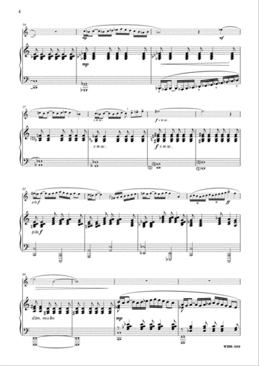 Aubade & Rhapsodie Trumpet Solo scores gallery preview page 3