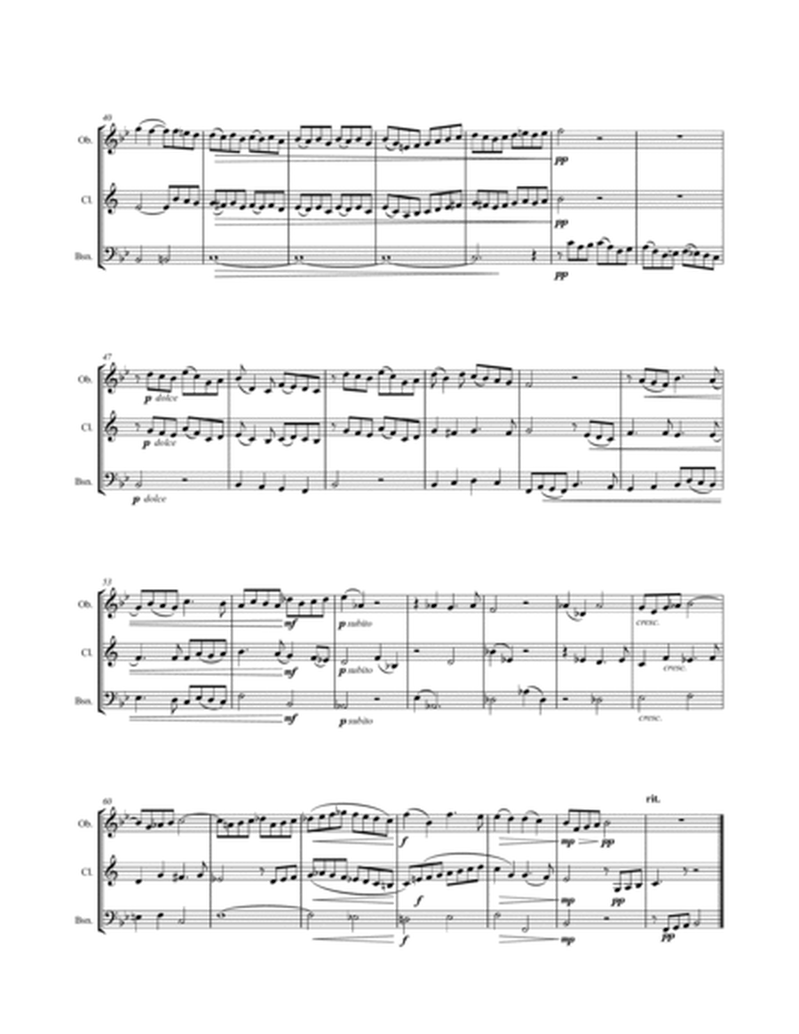 Trio no.2 in B-flat for Oboe, Clarinet, and Bassoon (Trio d'Anches) image number null
