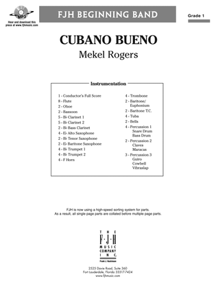 Cubano Bueno: Score