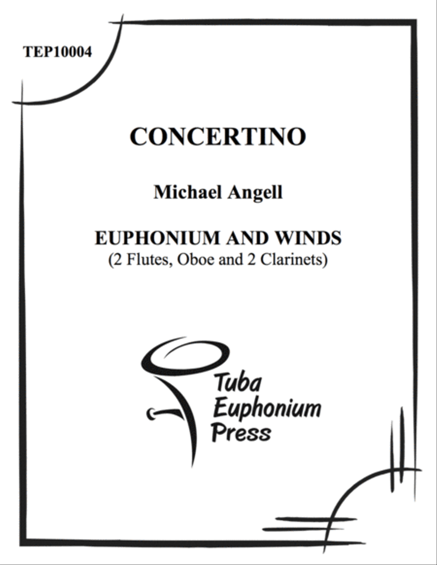 Concertino Concertino Clarinet scores gallery preview page 1