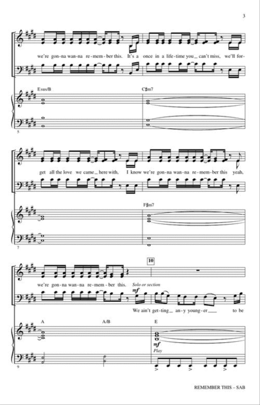 Remember This 3-Part scores gallery preview page 4